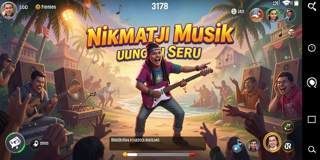 Tampilan menarik dari gameplay Music di 3178.