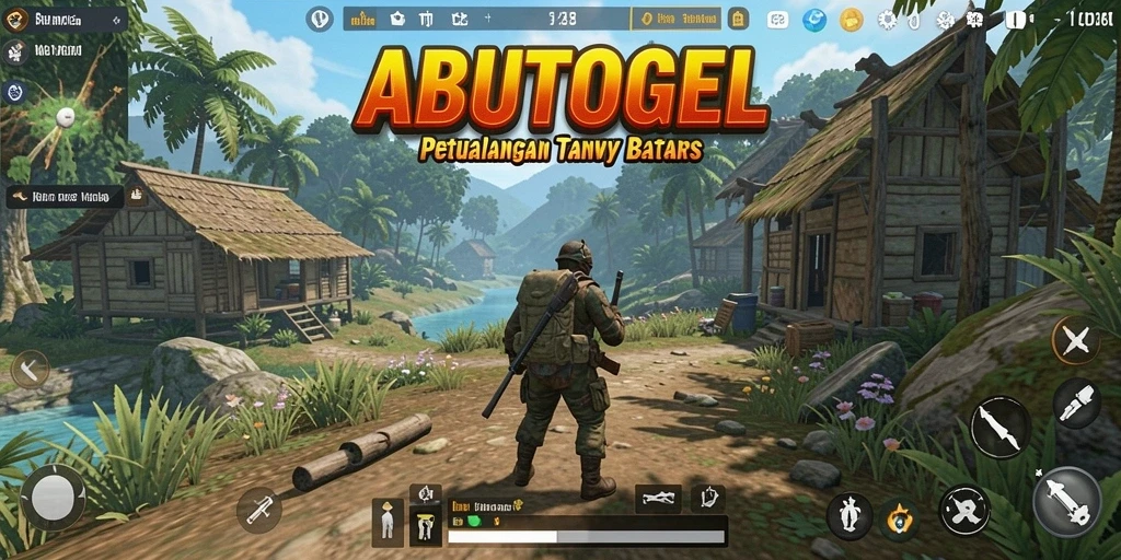 Tampilan gameplay ABUTOGEL yang menakjubkan di dunia Open World.
