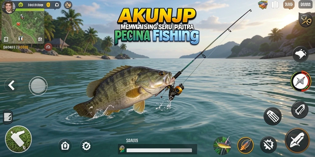 Gameplay menakjubkan dalam AKUNJP menampilkan pengalaman memancing yang memikat.