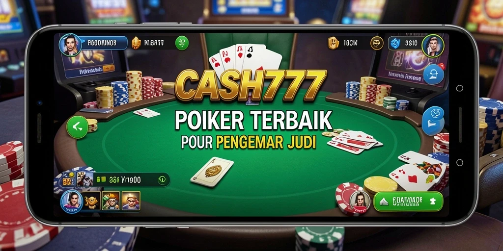 Tampilan menarik dari gameplay Poker di CASH777 yang mendebarkan.