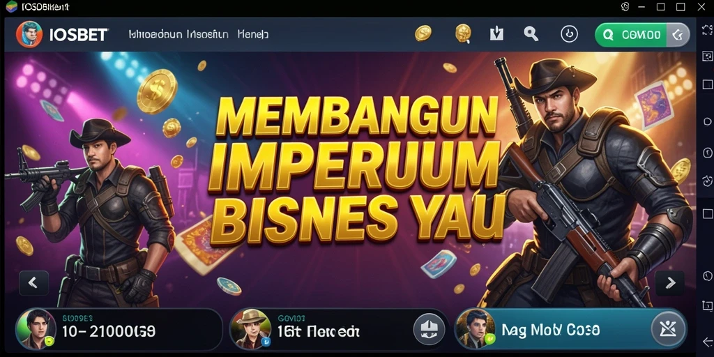 Tampilan gameplay <strong>IOSBET</strong> dengan elemen Tycoon yang menarik.