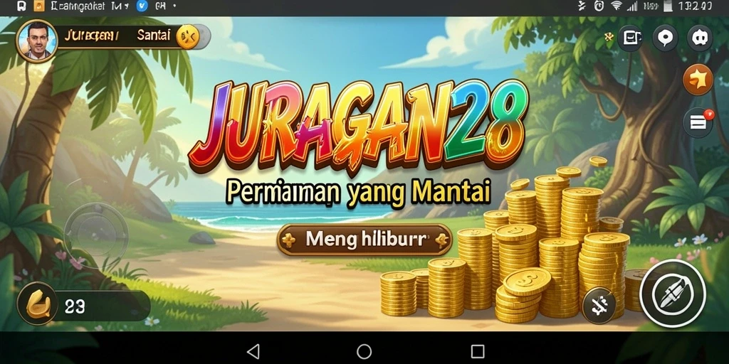 Screenshot gameplay JURAGAN28 menampilkan aksi menarik dalam permainan casual.