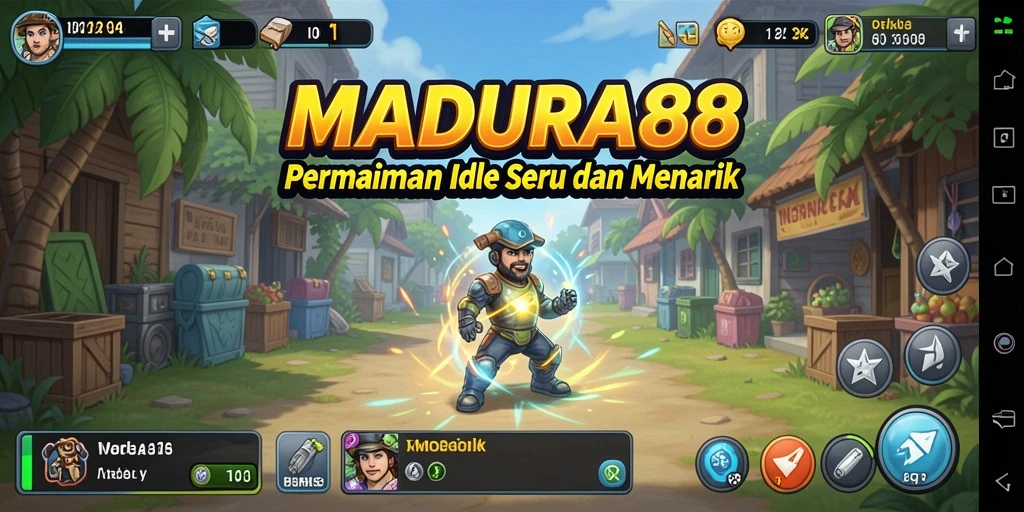 Tampilan gameplay Idle yang menawan dan menghibur.
