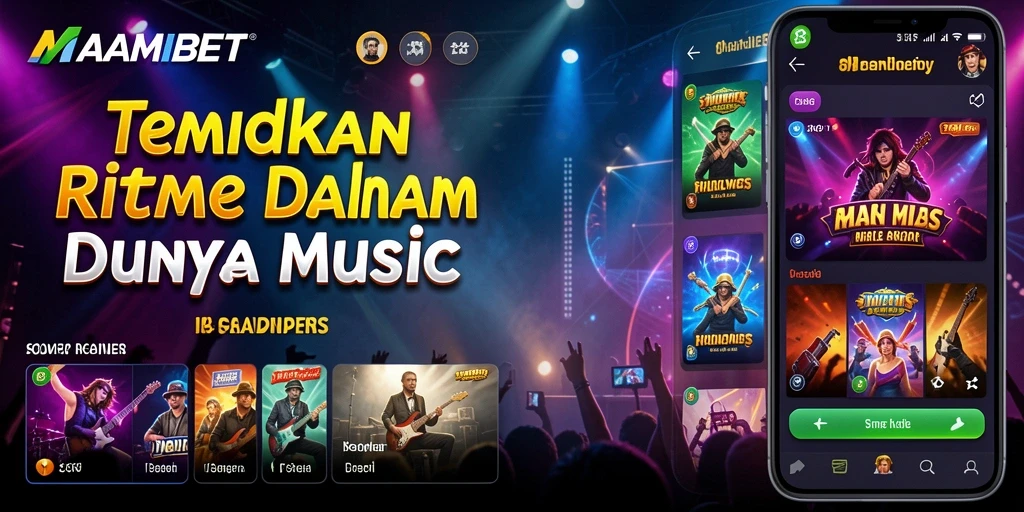 Screenshot gameplay MAMIBET dengan interaksi musik yang menyenangkan.