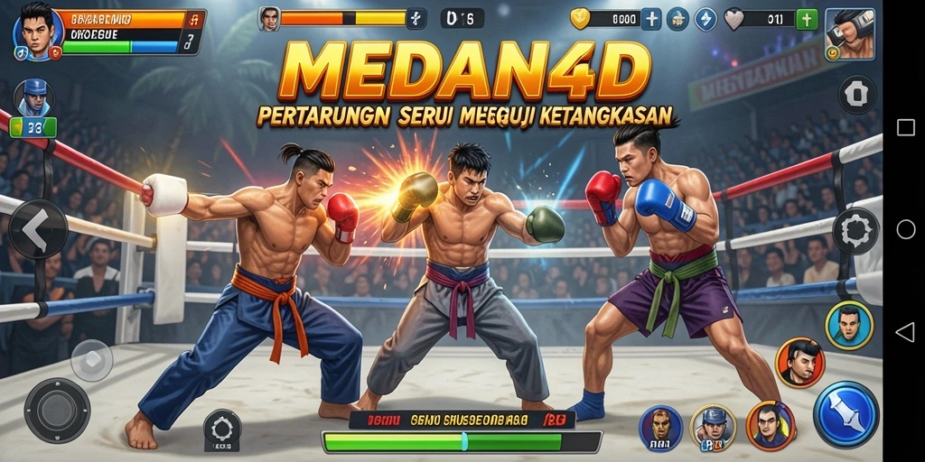 Gameplay seru MEDAN4D dengan pertarungan karakter yang menegangkan.