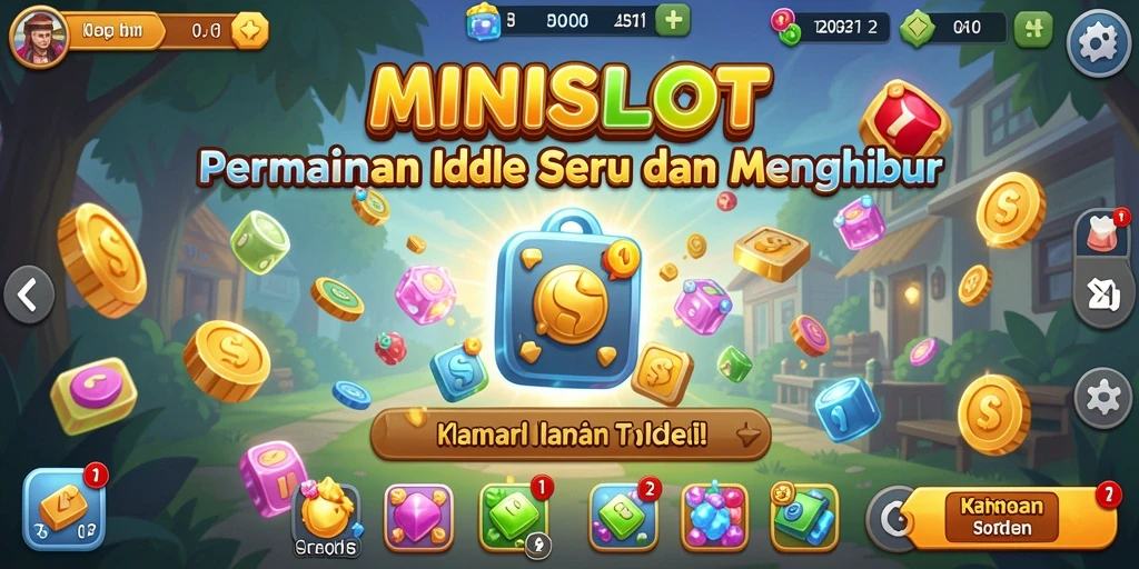 Screenshot menunjukkan gameplay seru dan menghibur dalam MINISLOT.
