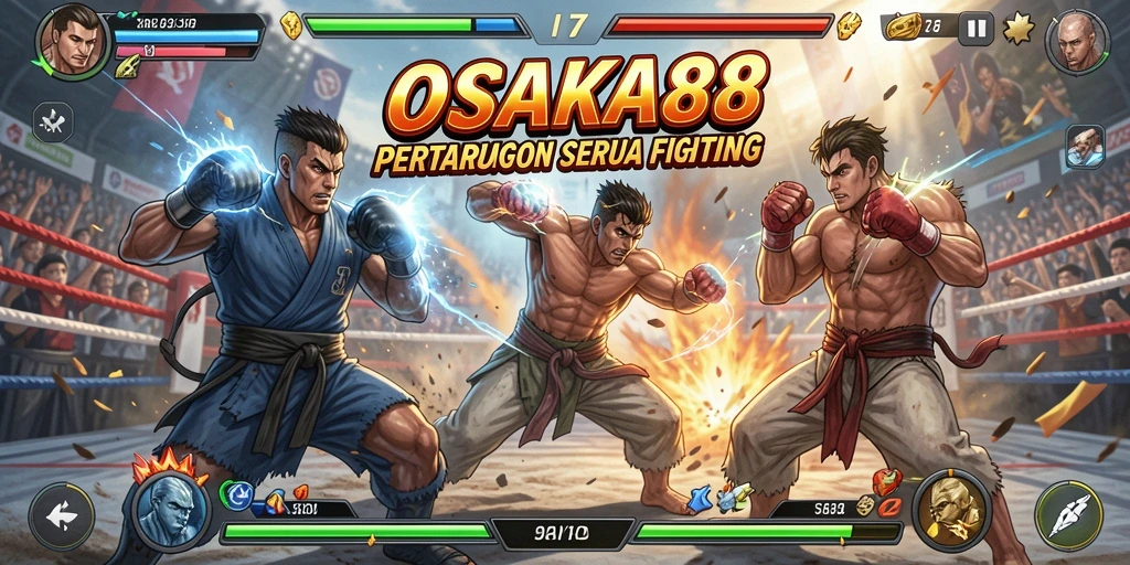 Tampilan aksi seru dari gameplay <strong>OSAKA88</strong> yang memukau.