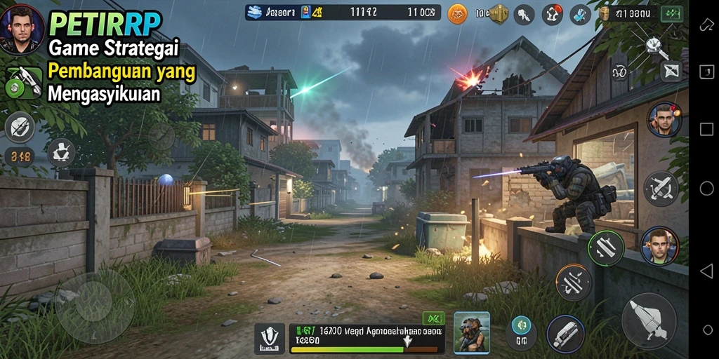 Tampilan menarik dari gameplay SLG PETIRRP.