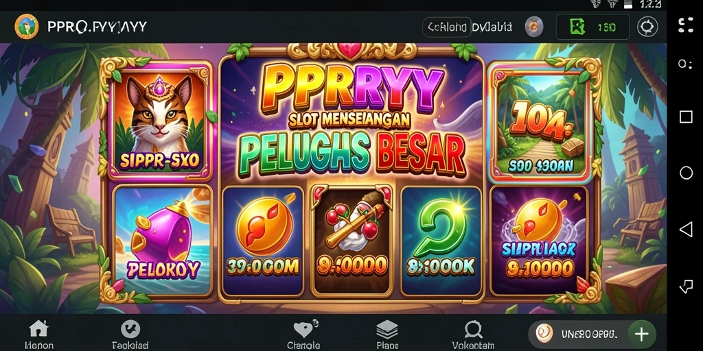 Tampilan gameplay <strong>PPRRYY</strong> menampilkan keseruan permainan Slot yang menantang.