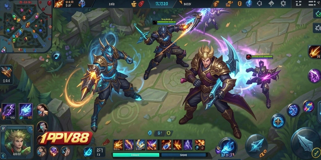 Tampilan seru gameplay PPV88 di arena pertarungan.