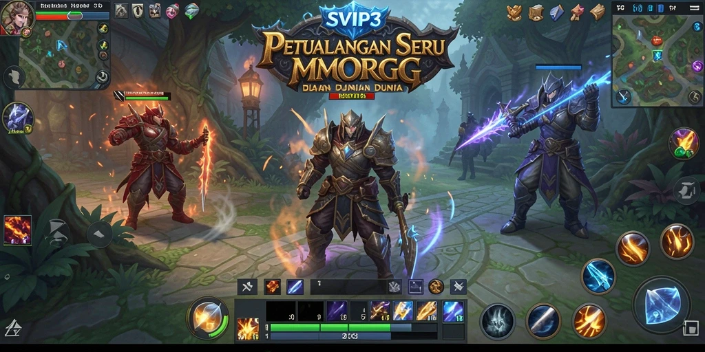 Tampilan gameplay menarik dalam SVIP3 yang mendebarkan.