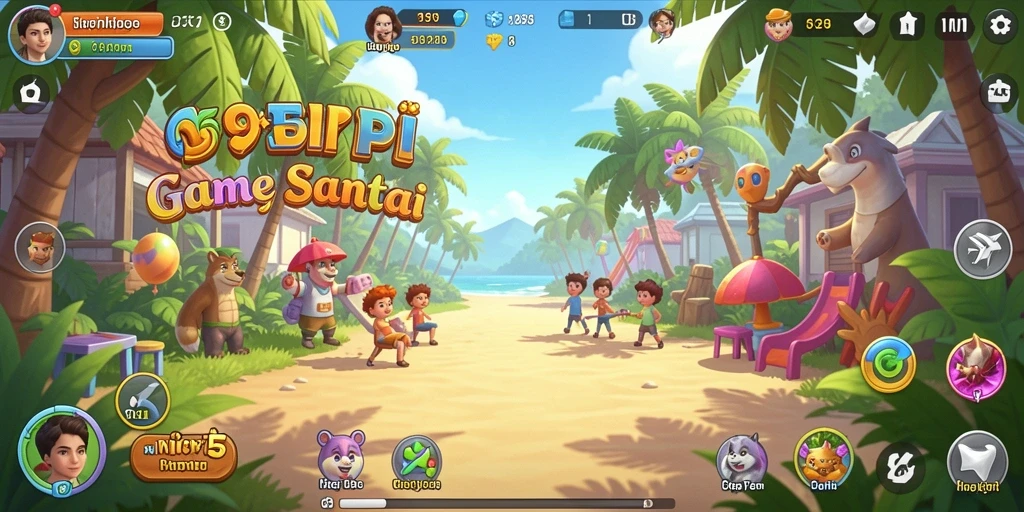Tampilan gameplay SVIP5 yang seru dan penuh warna.