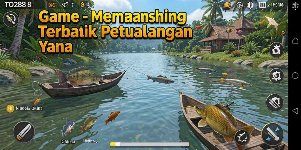 Tangkapan ikan di TO288 dengan grafik yang menarik dan realistis.